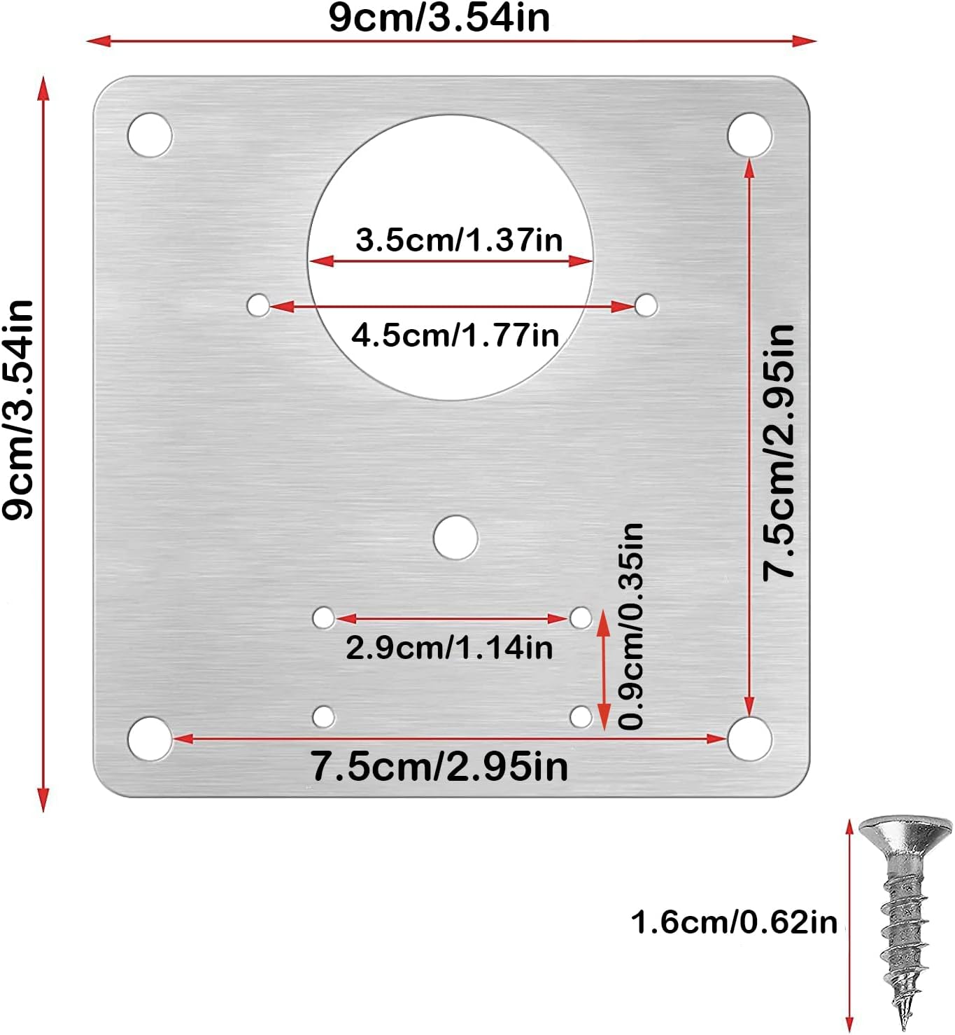 HINGE REPAIR PLATE