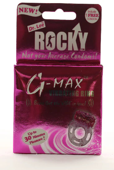 DR LEE G MAX VIBRATING RING + 1 FREE CONDOM