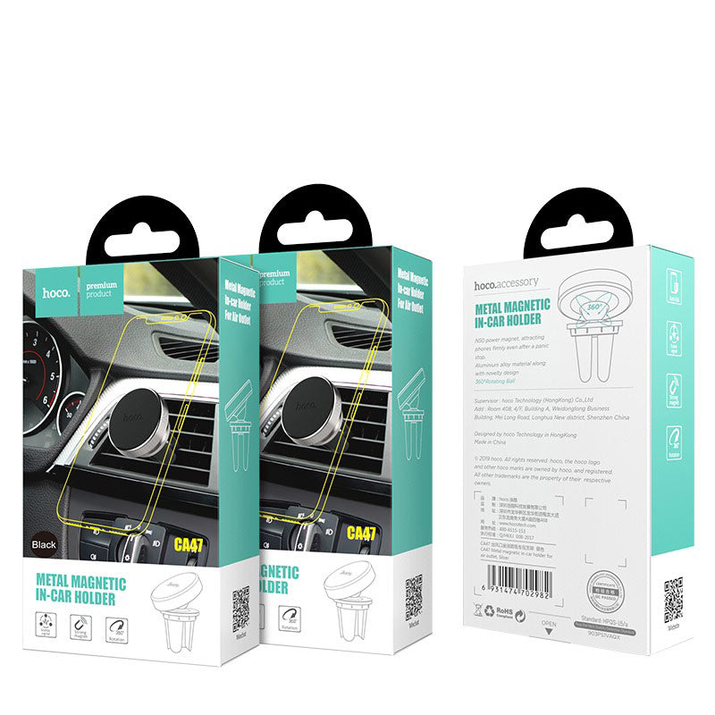 Metal Magnetic Car Phone Holder For Car Air Vent -HOCO-CA47