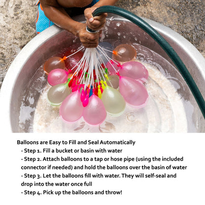 WATER BALLOONS - PACK OF 111 BALLOONS