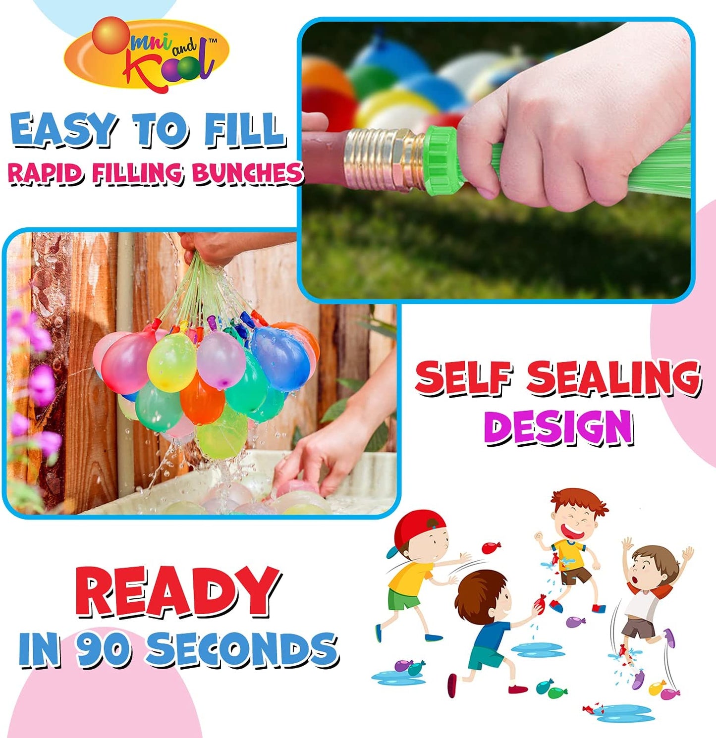 WATER BALLOONS - PACK OF 111 BALLOONS