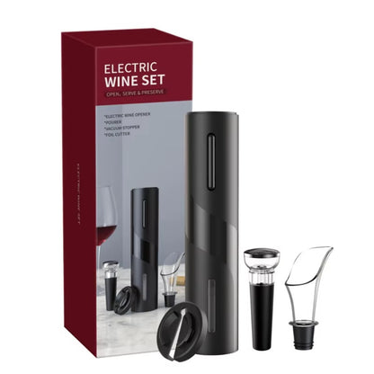 🥂 Luxury Electric Wine Set: 4-in-1 Open, Serve, & Preserve